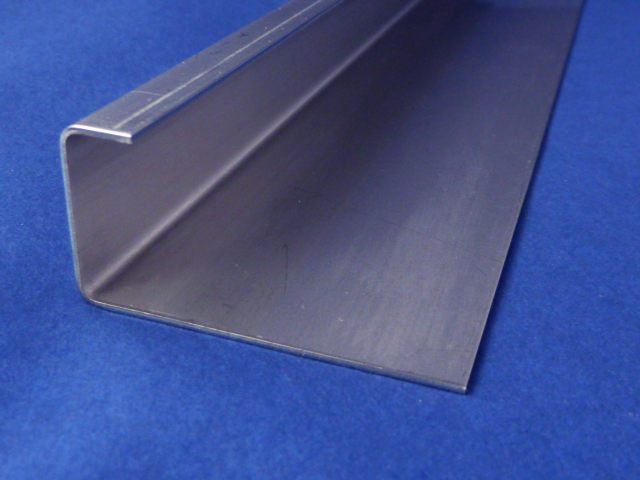 Edelstahl UProfil 1000mm Kantblech Abdeckprofil aus Edelstahl 1.4301